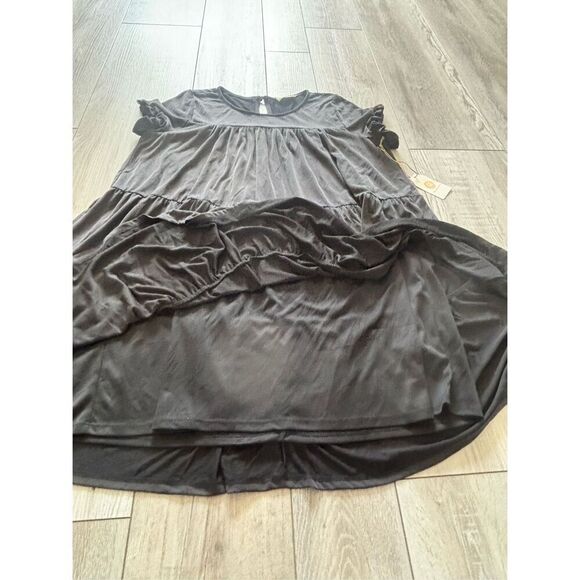 Chrysanthemum boutique, black baby doll style dress size S - Picture 8 of 10